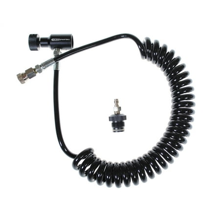 Shop4Paintball REMOTE LINE COIL with Quick Disconnect and Paintball Gun
