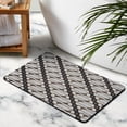 thumbnail image 4 of Indulge in Plush Comfort with our Non-Slip 20x32in Tribal Style Bath Rug Runner - Soft Microfiber Bathroom Rugs, Machine-Washable for Tub and Shower. Experience the Elegance!, 4 of 5