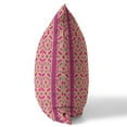 thumbnail image 2 of Amrita Sen Suede Zippered Pillow With Pink And Green CAPL246FSDS-ZP-20x20, 2 of 5