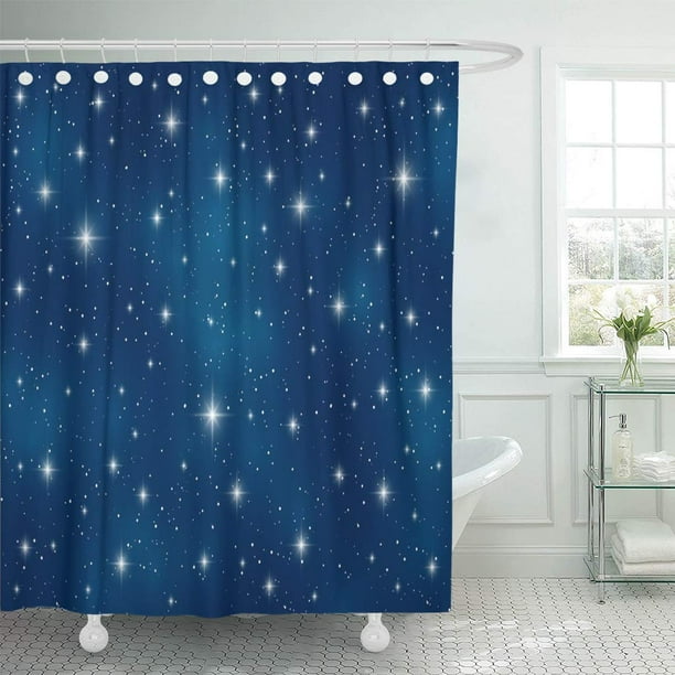 KSADK Blue Star for Design Christmas Sky Abstract Starry Holiday Night