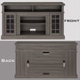 thumbnail image 5 of TV Stand for Living Room - Entertainment Center with Storage - Fits 65 Inch TV - Traditional American country style TV Cabinet - Media Console - TV Table (Dark Walnut), 5 of 7