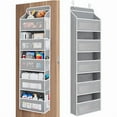 thumbnail image 1 of XHSGX Organizador puerta 5 niveles bolsillos grandes armario tela resistente ahorro espacio dormitorio baño, 1 of 6