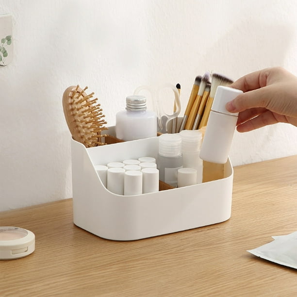 Estantería de Gran Capacidad con Separadores Desmontables, Antideslizante y Resistente Al Desgaste. Caja de Almacenaje de Escritorio Ideal para Salón, Dormitorio o Lavabo.