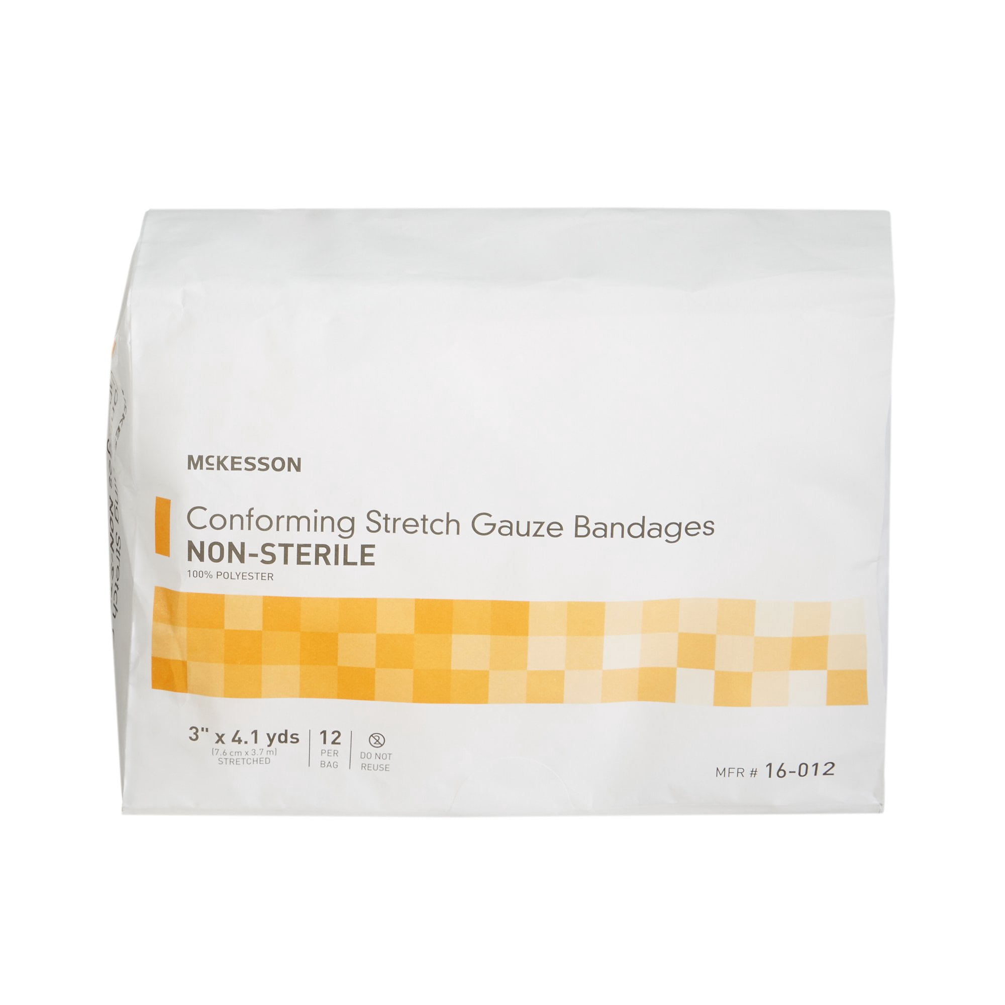 McKesson Conforming Stretch Gauze Bandages, Non-Sterile - 3 in x 4.1 yd, 96 Ct