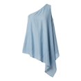 thumbnail image 7 of Gsakboxl Summer Tops Women Asymmetric One Shoulder Cotton Linen Sleeveless Top Soft Breathable Loose Fit Summer Casual Single Shoulder T-Shirt For Vacation Daily Outfit Light Blue M, 7 of 7