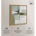 thumbnail image 2 of Golden Fissure Canvas Print Living Room Wall Art by Art Remedy, Gold Frame, 16 x 20, 2 of 5