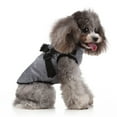 thumbnail image 3 of BT Bear Dog Winter Jacket With Harness, Cold Weather Dog Windproof Coat, Doggie Reflective Vest Apparel for Small Medium Dogs XL(Gray), 3 of 6