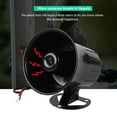thumbnail image 6 of Home Security System 115dB DC 12V Wire Loud Horn Alarm Siren Speaker Burglar Alarm System for Siren Home Security Protection System Fireproof, 6 of 9