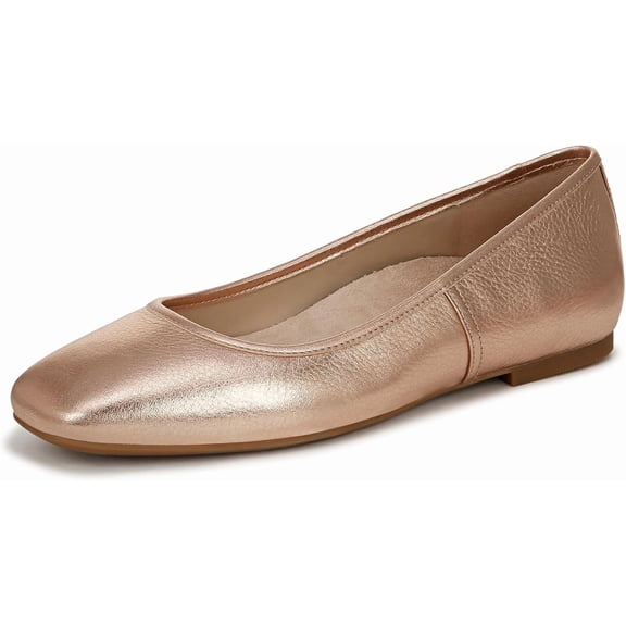 Vionic Orinda 2 Women's Flats Rose Gold Leather Size 6.5 M
