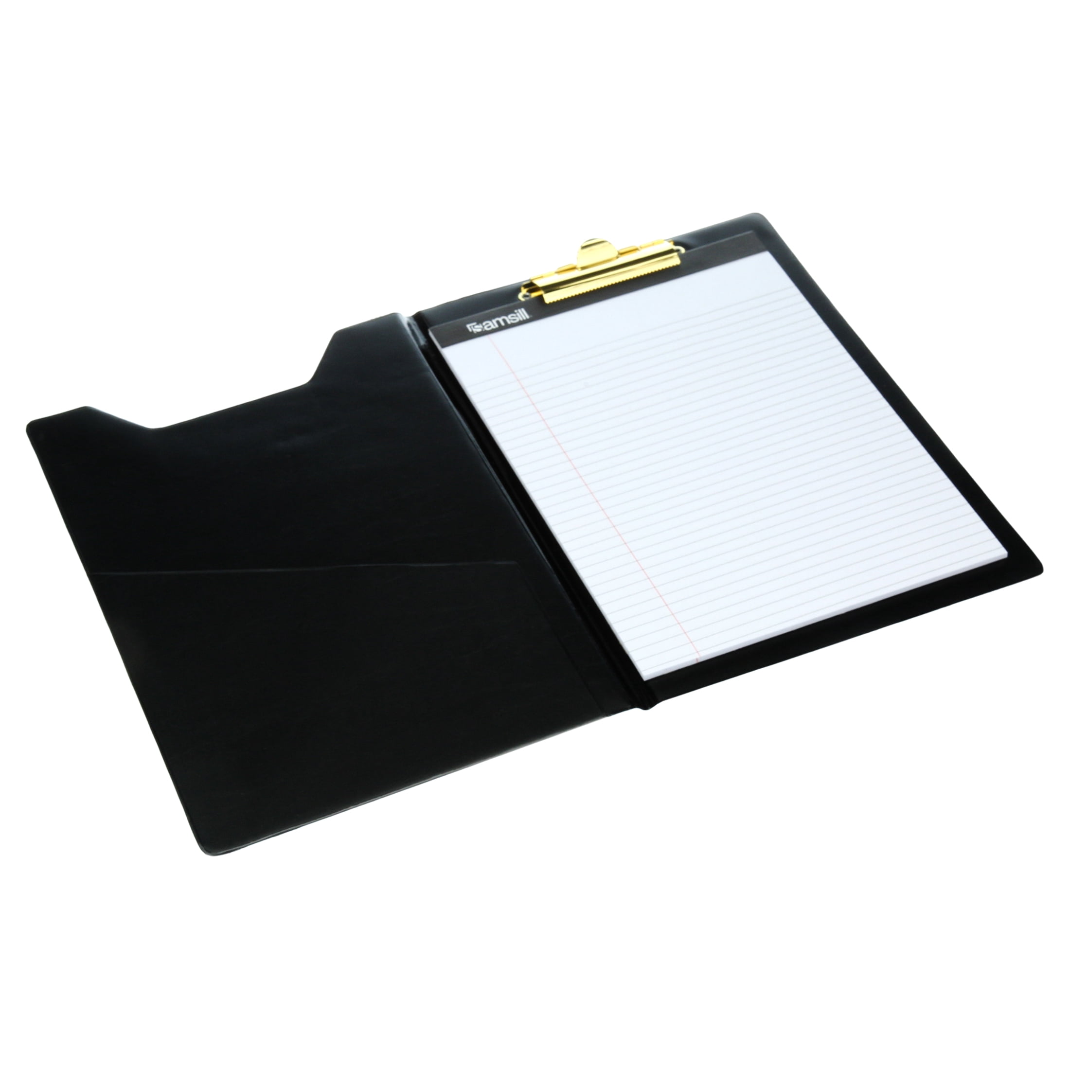 Samsill Clipboard Padfolio, Portfolio, 8.5 x 11 Writing Pad, Black