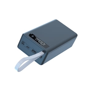 C12 Power Bank Shell Détachement sans soudure DIY 12x18650 QC PD Chargeur portable-Type ordinaire noir, sans charge sans fil