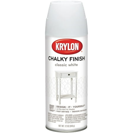 Chalky Finish Aerosol Spray Paint 12oz-Classic (Best White Spray Paint For Furniture)