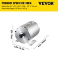 thumbnail image 6 of 2000W 48V Brushless Motor Kit with Controller and Mounting Bracket for E-Scooters, Includes Key Switch, 6 of 12