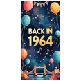 thumbnail image 3 of Vintage Themed Banner with 1964 Design, London Bridge and Music Elements, Party Decorations Backdrop, for Anniversary Parties Photo Booths Retro Themed Events, 3 of 4