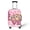 Owl Heart, variant on HELLHERO Easy Disassemble Baggage Covers for Travel Daily Travel, Polyester Spandex Elastic Suitcase Cover, Heart-Shaped Capybara Pattern
