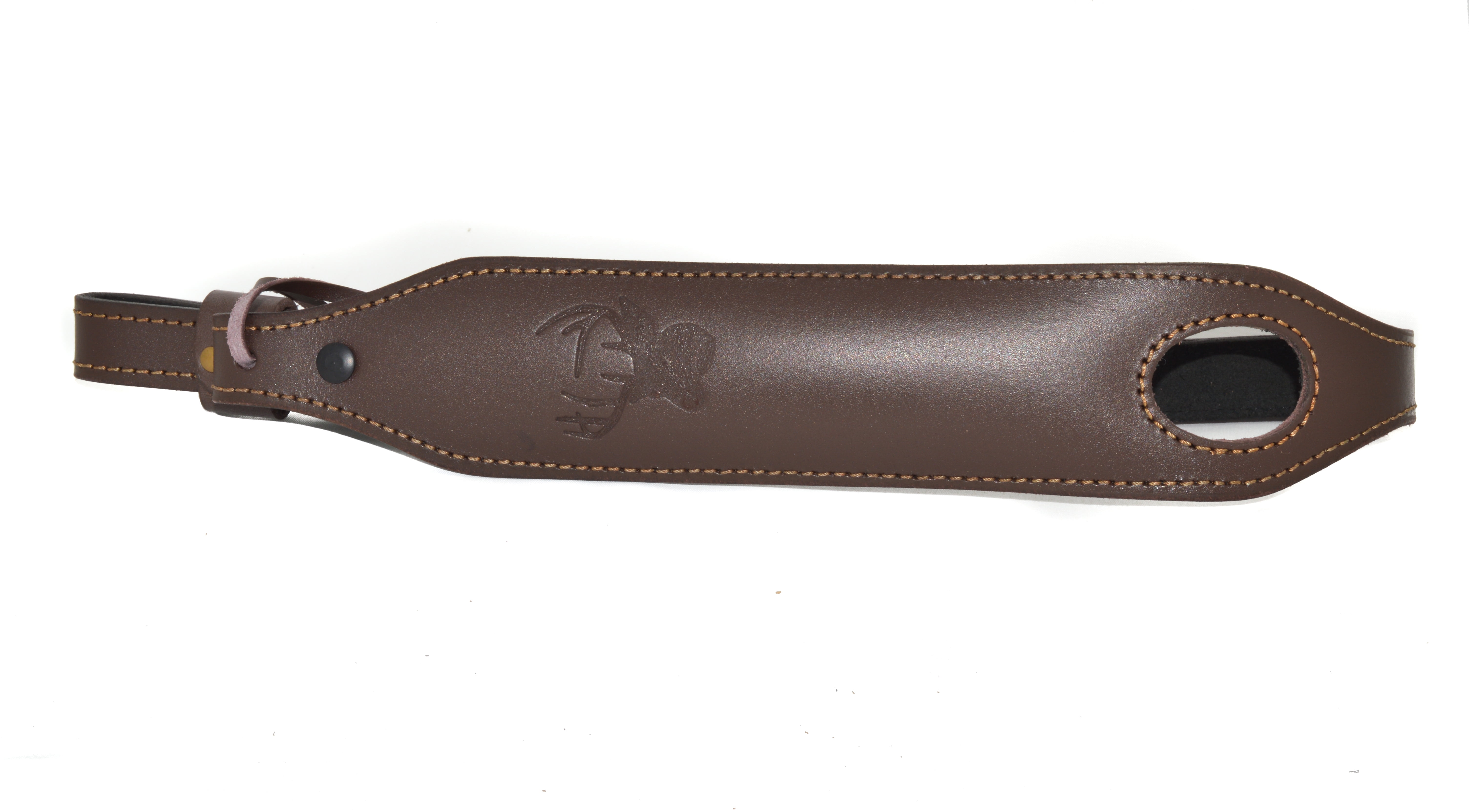 Saddle Mate Rugged Bullhide Leather Sling With Padding For Most Rifles