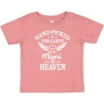 thumbnail image 3 of Inktastic Handpicked for Earth by My Mimi in Heaven with Angel Wings Boys or Girls Baby T-Shirt, 3 of 5