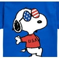 thumbnail image 3 of Peanuts - Americana Snoopy - Toddler And Youth Short Sleeve Graphic T-Shirt, 3 of 6