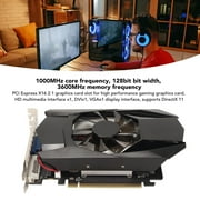 4GB GDDR5 Graphics Card, 128bit 1000MHz Core Frequency PCI Express Grafikkarte Graphics Card Supports DirectX 11 PCI Express X16 2.1 Gaming