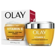 (2 pack) Olay Face Moisturizer, Vitamin C Face Cream, Brightening, Hydrating, Evens Tone, 1.7 oz