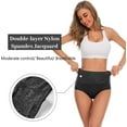 thumbnail image 2 of Women Underwear High Waist Cotton Briefs Ladies Panties Tummy Control Panty Full Coverage Multipack, 2 of 6
