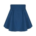 thumbnail image 4 of YTCAMLO High Waist Tennis Skirts for Women Athletic Plus Size Mini Skirts with Shorts Moisture Wicking Flowy Skorts Running Workout Skort, Blue XXL, 4 of 6