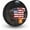 Space and Bear, variant on Spare Tire Cover for RV, Trailer, SUV, Off-Road Vehicle, Camper, Trucks Waterproof Sun Protection Black