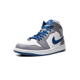 thumbnail image 4 of Jordan MENS Air Jordan 1 Mid "True Blue" DQ8426 014 from Stadium Goods, 4 of 8