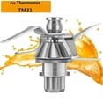 thumbnail image 1 of Robust Stainless Steel Food Grade Blender Blade, Ideal Replacement Part for Thermomix TM31, Multifunctional Four-blade Design for Enhanced Efficiency, 1 of 5