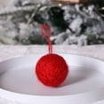 thumbnail image 6 of OEFNTAC Christmas Decoration Hanging Ball 5cm Red Pink White Soft Yarn Cozy Mini Tree Ornament Handmade Look Decorative Accent Reusable For Party Holiday 1.97x1.97x1.97in, 6 of 6