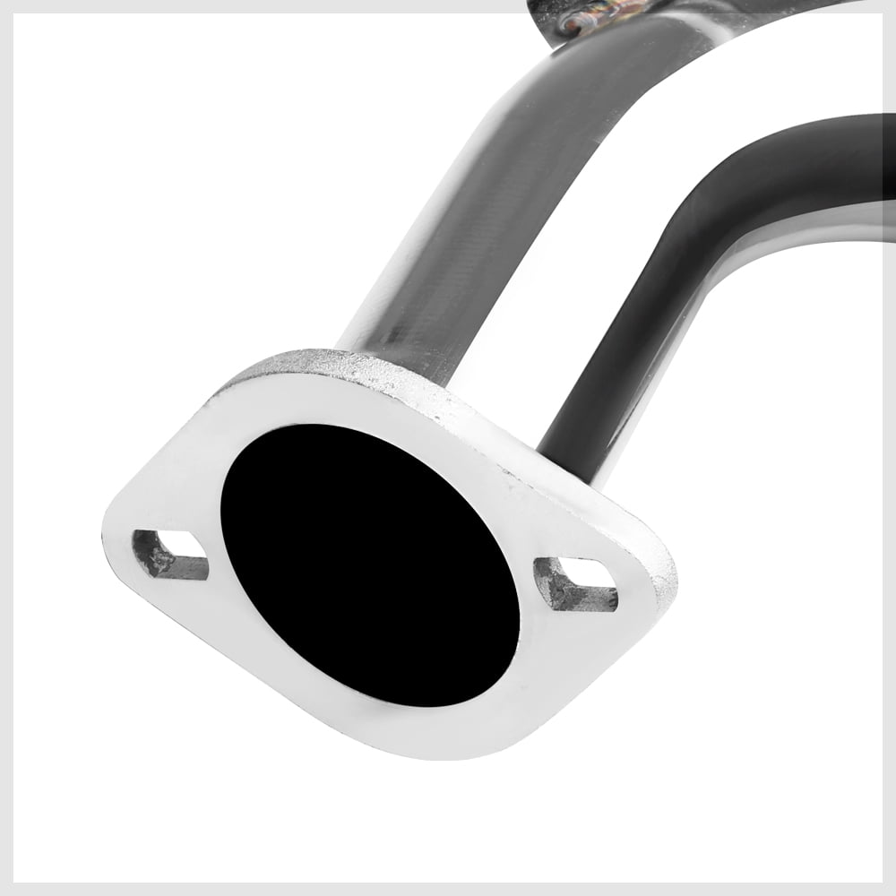 DNA Motoring  For 07-11 Toyota Camry l4 XV40 5.5" Oval Muffler Tip Axle Back Exhaust System