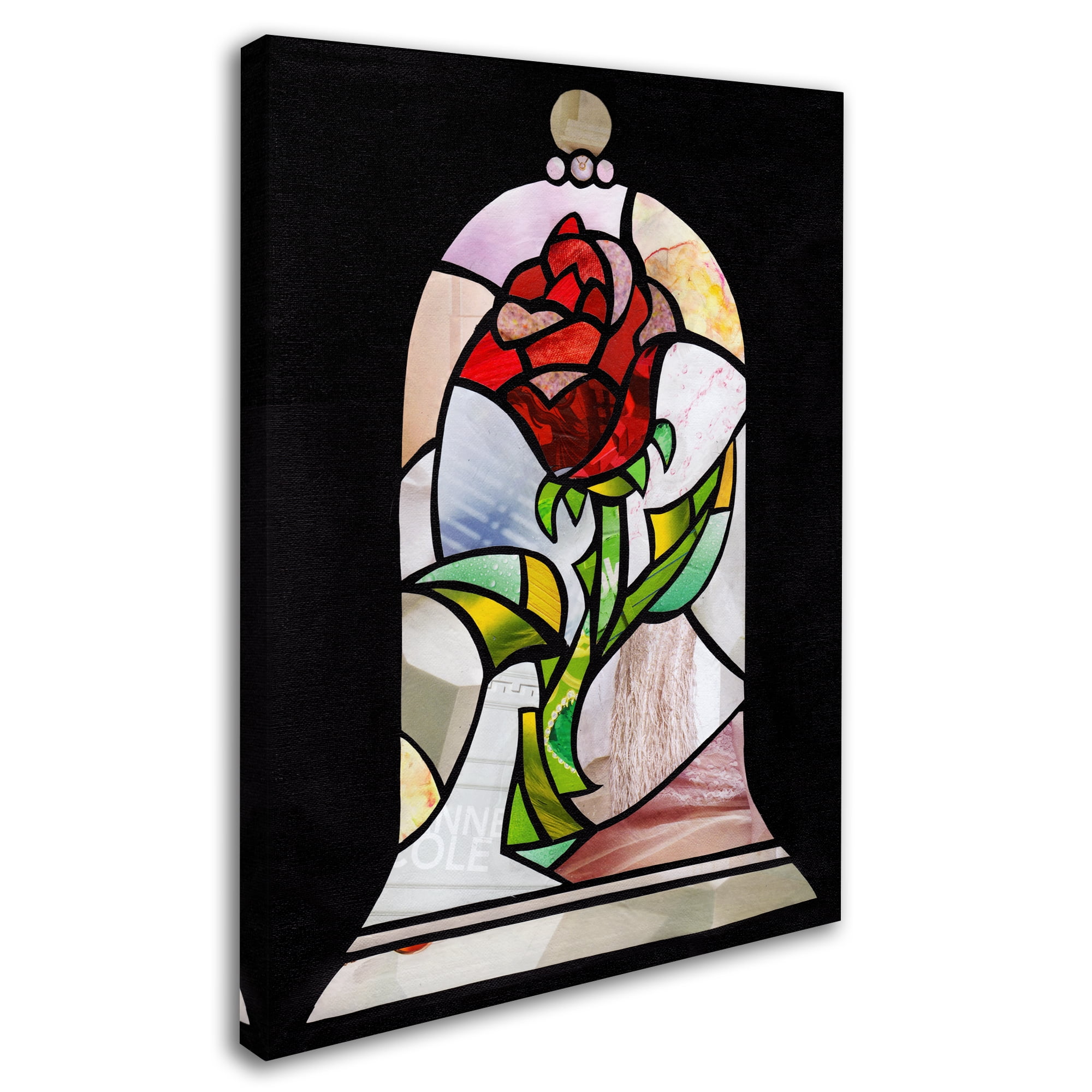 Trademark Fine Art 'Beauty Rose' Canvas Art by Artpoptart