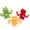 red,orange,green, variant on Tezituor 3Pcs Bat Stuffed Animal Big Stuffed Bat Plush Toy