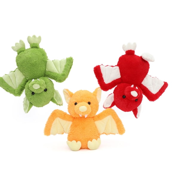 Tezituor 3Pcs Bat Stuffed Animal 14" Big Stuffed Bat Plush Toy