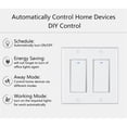 thumbnail image 3 of Pour Wifi Variateur Intelligent Switch Eu/Us Interrupteur Tactile Smart Life App Télécommande, 3 of 9