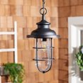 thumbnail image 2 of SAFAVIEH Adelle A19 Black Steel Pendant Light with Black Shade, 2 of 6