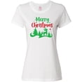 thumbnail image 3 of Inktastic Merry Christmas, Reindeer, Christmas Tree, Stars Women's T-Shirt, 3 of 5