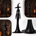 thumbnail image 4 of Sulaicai Minimalist Black Witch Figurine, Elegant Faceless Witch Resin Sculpture Halloween Decorations, Modern Halloween Tabletop Decor for Home Shelf Mantel, 4 of 7