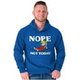 thumbnail image 4 of Dennis The Menace Nope Not Today Hoodie Hooded Sweatshirt Men Brisco Brands M, 4 of 6