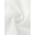 thumbnail image 4 of INSPIRE CHIC Blusa elegante con cuello de pajarita para mujer, blusa de gasa de trabajo de manga larga con volantes blanco XS, 4 of 5