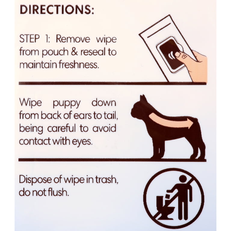 Cocoa Butter Dog Grooming Wipes with Vitamin E, 100 Count photo 7