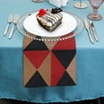 thumbnail image 4 of WERPE Abstract Triangles Polyester Dinner Napkin for Dining Table Kitchen Party Housewarming Decor Cloth Napkin Reusable 2 PCS, 4 of 7