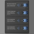 thumbnail image 4 of Mini Deep Tissue Massager 4 Massage Heads Type-C Charging 1200mAh (Black), 4 of 9