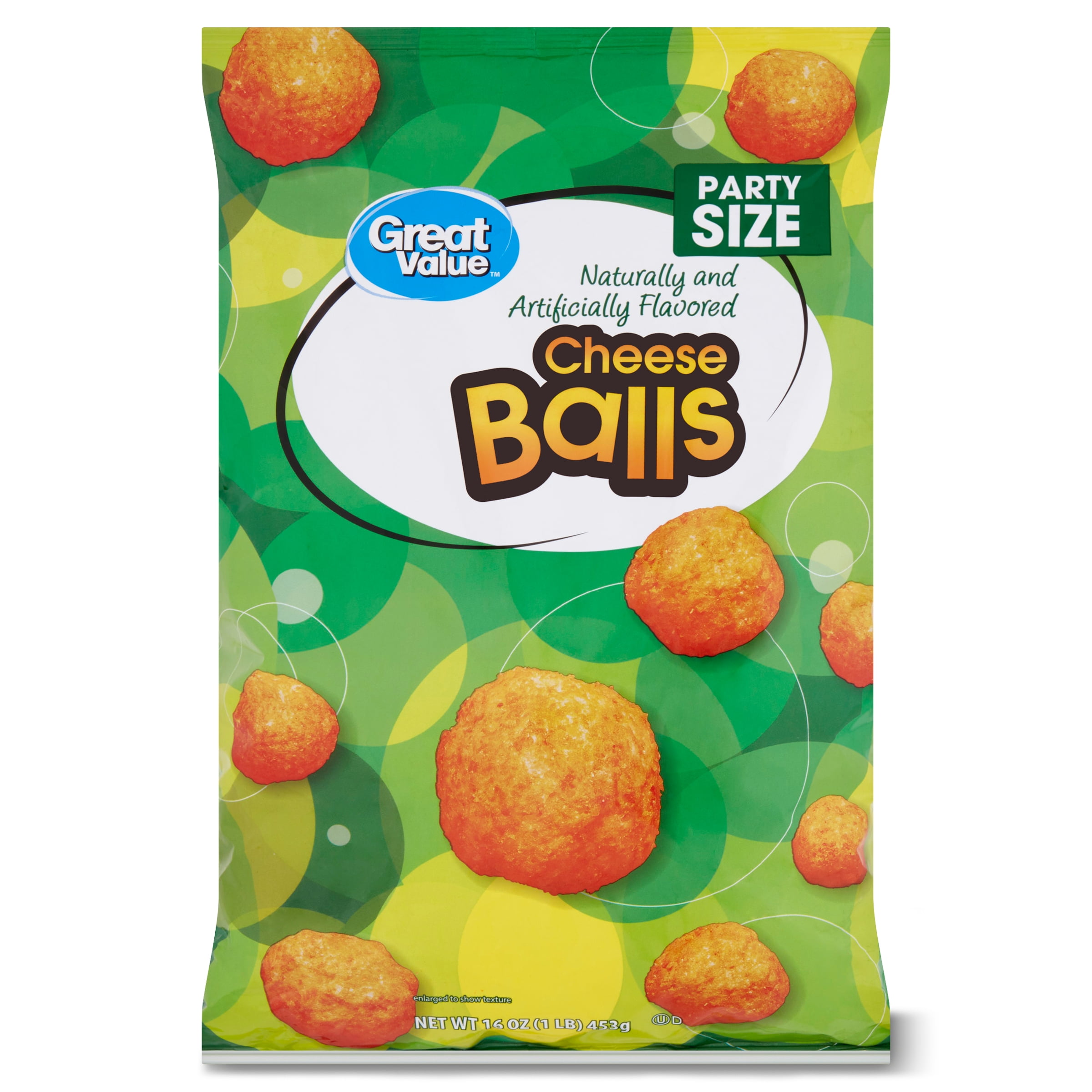Great Value Cheese Balls, 16 oz