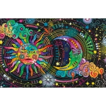 Dean Russo - Sun And Moon Wall Poster, 14.725" x 22.375"