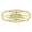 Brown, variant on Signs ByLITA Victorian Please Help Keep Clean the restroom/Por favor ayude a mantener el Baño limpio Bilingual Sign (Brushed Gold) - Small