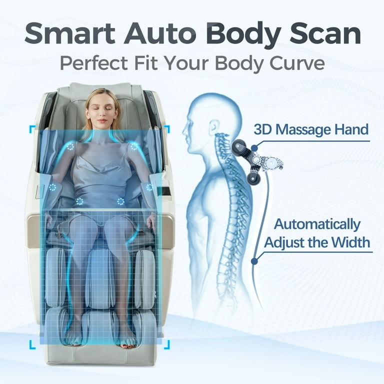 iBooMas 2024 Deep Tissue Back Massager, 4D Full Body Zero