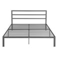 thumbnail image 5 of DEALTOPS Metal Queen Bed Frame with Headboard, Metal Platform Bed with Heavy Duty Bed Frames, Gray, 5 of 6