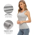 thumbnail image 2 of Womens Sleeveless Tank Tops Layering Tanks Undershirt Tank Top 3-4 Pack, 2 of 7