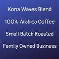 Kona Coffee Whole Bean, Medium Roast, 2 lbs., Kona Waves Hawaiian ...